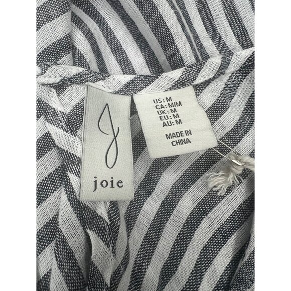 Joie Striped Sleeveless Maxi Dress With Back Tie Detail Medium - Picture 6 of 9